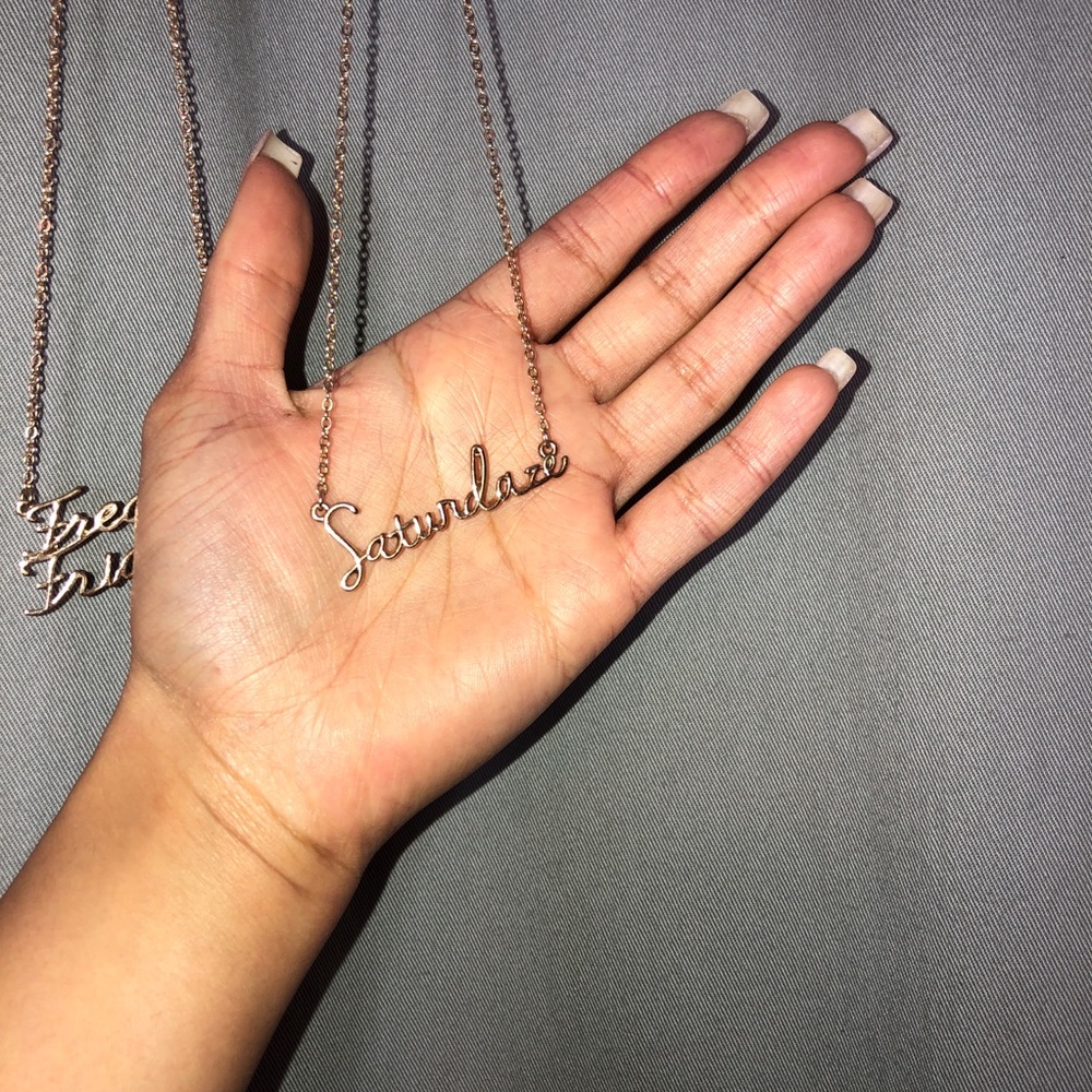 Days of The Week Necklace Set